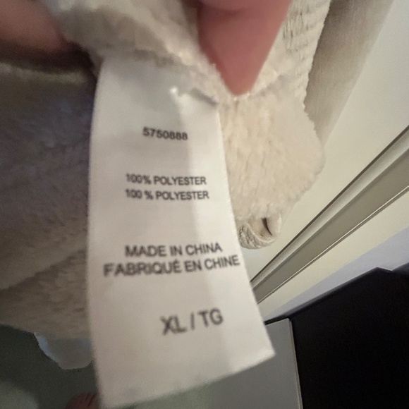 Woman's Cream/Tan Full Length Robe Size XL Soft! Thick! Warm and Cozy! - Picture 13 of 14